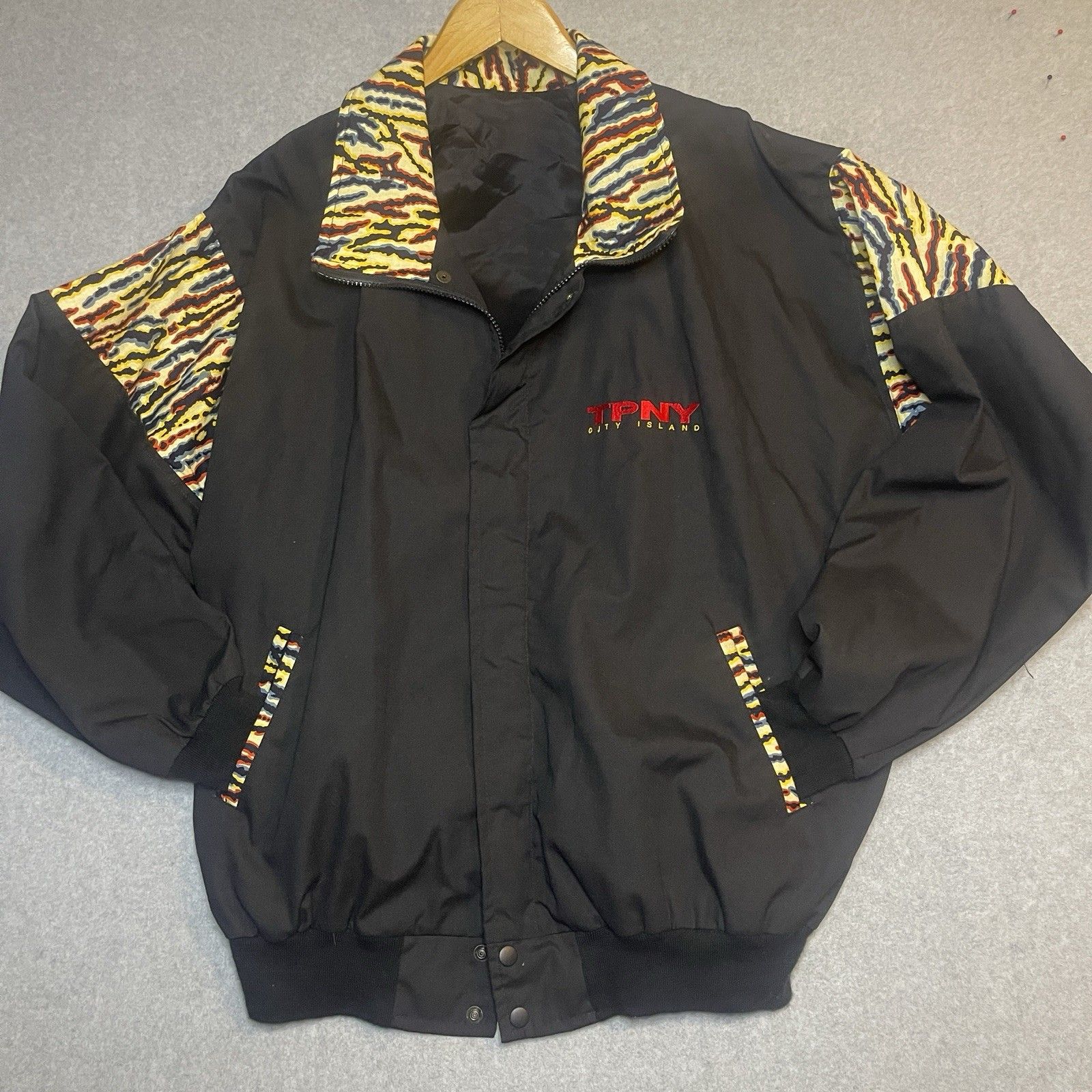 Rare Vintage 90s Tito Puente Tpny City Island Jacket Mambo King Embroidered L